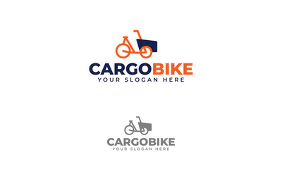 Cargo bike Logo, bike logo, cargo bike brand logo, creative logo, line logo, cargo bike business logo.