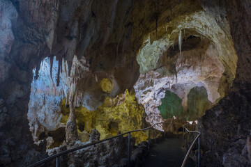USA, New Mexico, Carlsbad Caverns. Scenic of cavern.
