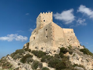 castle in the mountains
