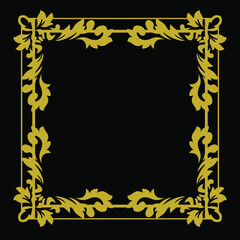 ornamental floral elements for design in vintage stile.