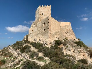 castle in the mountains