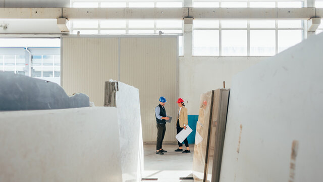 A Work Day in the Marble Warehouse