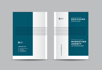 Business Brochure Cover Design or Annual Report and Company Profile Cover or Booklet and Catalog Cover 