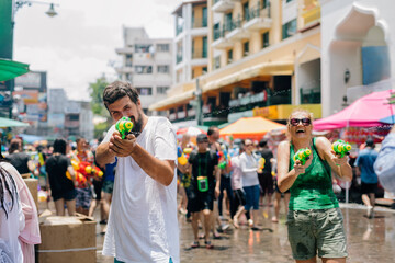 Songkran Thai New Year national holiday