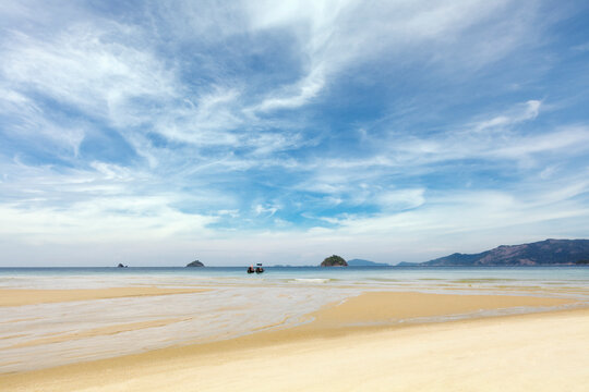 Empty beach in Thailand