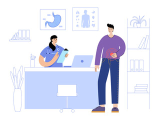 Stomach logo concept