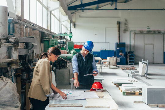 A Work Day in the Marble Warehouse