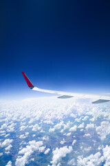 Fototapeta premium wing of airplane