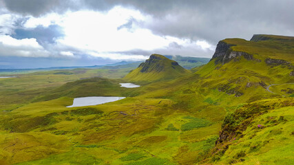 Hillside Landscape In Scotland