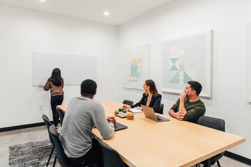 Office Meeting with Young Professionals