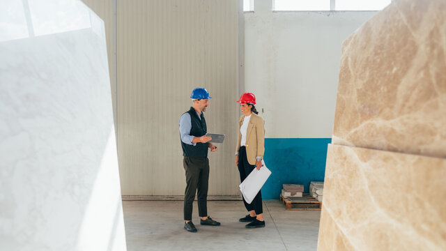 A Work Day in the Marble Warehouse