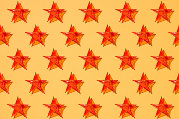 Pattern made by star lanterns