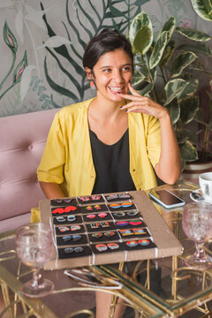 Portrait Of Smiling Female Entrepreneur