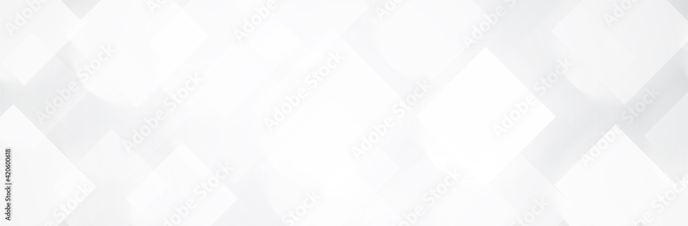 Poster abstract white background. geometric square pattern. bright gray backdrop. neutral calm vector illus