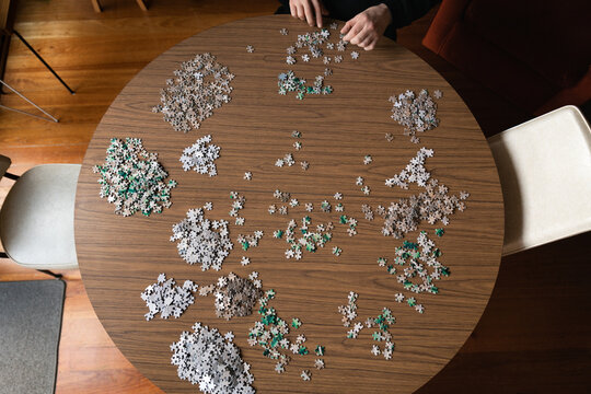 jigsaw puzzle sorting
