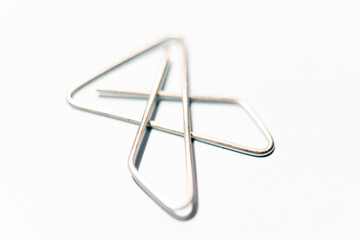 X-Style Silver Metal Paper Clip
