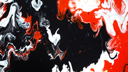 paint on canvas color improvisation