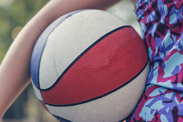 Details of a basquetball