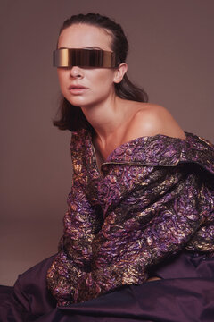 Futuristic editorial studio