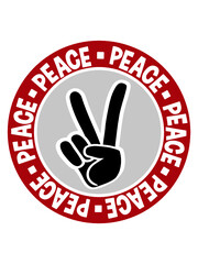 Peace Zeichen Hand 