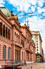 Fototapeta premium The Pink House, Government building in Buenos Aires, Argentina