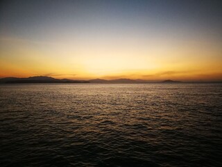 Obraz premium sunset over the sea