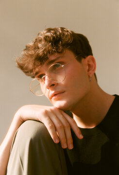 cute man on film.