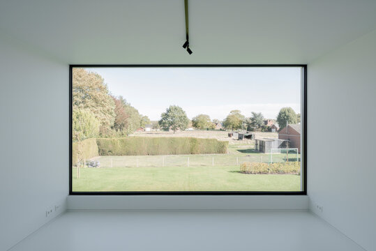 minimalist room and view