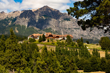 landscape with mountains