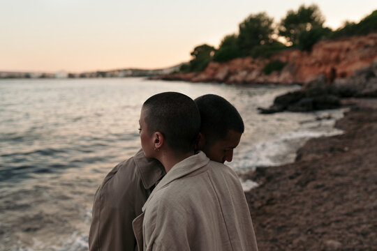 Modern couple in love