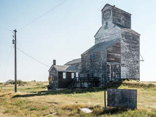 abandoned grain elevator