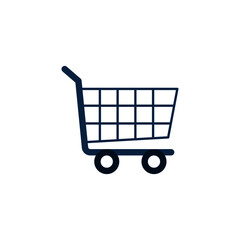 ecommerce shopping Cart icon in color icon, isolated on white background 