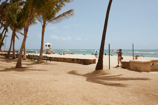 Beach Near Natatorium in Waikiki