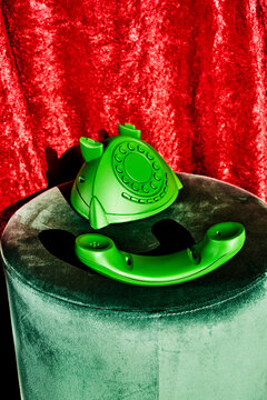 green telephone
