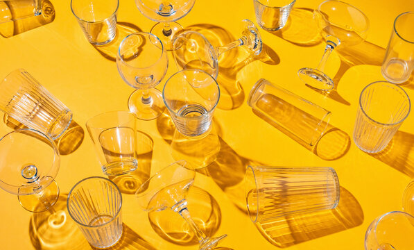 Various Glass / crystal -cups / glassware