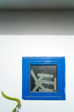 Repaired Broken Window.
