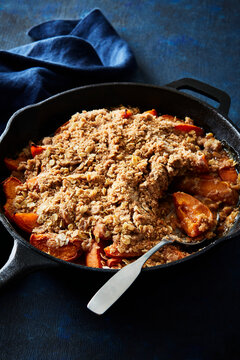 Close Up of Apricot Crisp