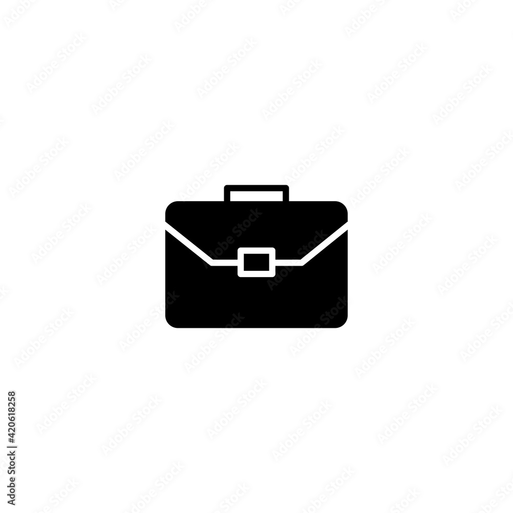 Poster briefcase icon vector for computer, web and mobile app