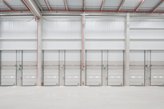 Interior of an empty warehouse