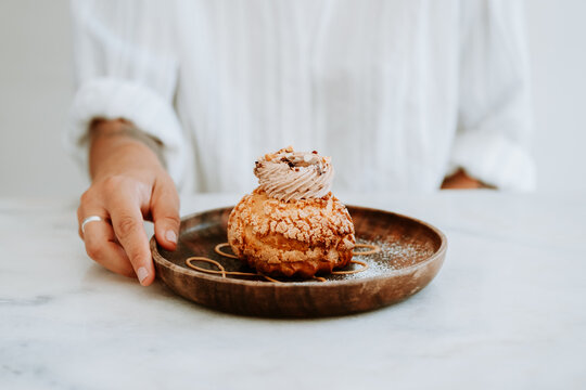 hazelnut cream puffs