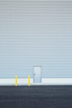 Closed Door Of Building