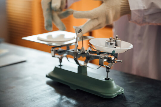 Scientist working in laboratory