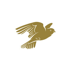 Lark bird design vector illustration, Creative Lark bird logo design concepts template, icon symbol