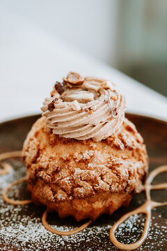 hazelnut cream puffs