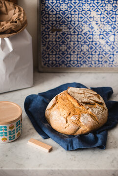 Homemade sourdough bread