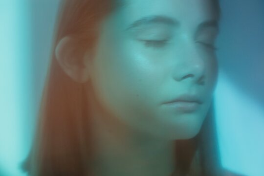 Calm closeup portrait