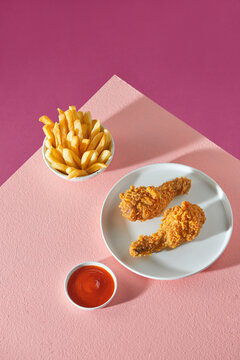 Crispy Fried Chicken, French Fries Menu