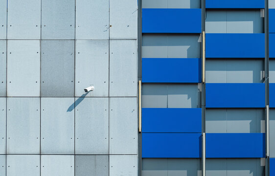 Security Camera / CCTV / With Building Facade Detail.