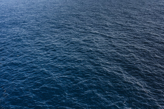 Blue sea water