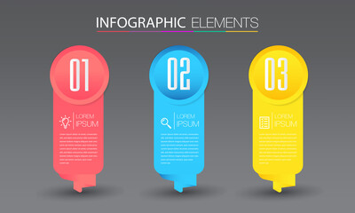 modern text box template, banner Infographics